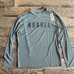 NOBULL Men's Olive Long Sleeve Tee X-Large NWT